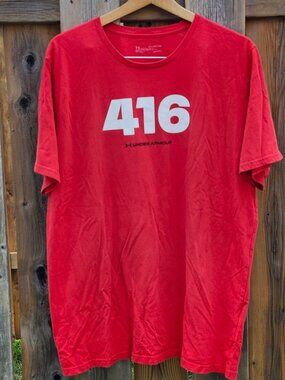 UNDER ARMOUR 416 Area Code T-Shirt Men's 2XL
